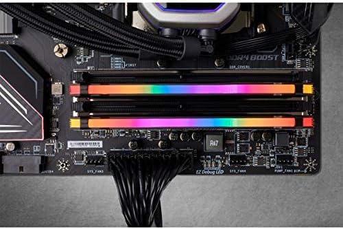 CORSAIR Vengeance RGB PRO DDR4 RAM 32GB (2x16GB 3600MHz CL18-22-22-42 1.35V Intel AMD Desktop Computer Memory - Black (CMW32GX4M2Z3600C18