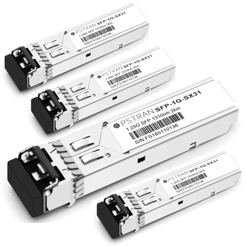 1000BASE-SX SFP Optical Transceiver Module Compatible with HPE Aruba J4858D J4858DCM JL745A Q8N53A ProCurve J4858C J4858B J4858A 850nm 550m DDM Duplex LC MMF 10pcs/Pack|B09MTS8WKP