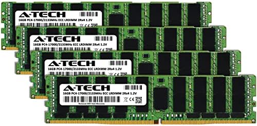 A-Tech 64GB Kit (2x32GB) DDR4 2400MHz PC4-19200 ECC LRDIMM 4Rx4 Quad Rank 1.2V Load Reduced DIMM 288-Pin Server RAM Memory Upgrade Modules (A-Tech Enterprise Series)|B0BPN3X471