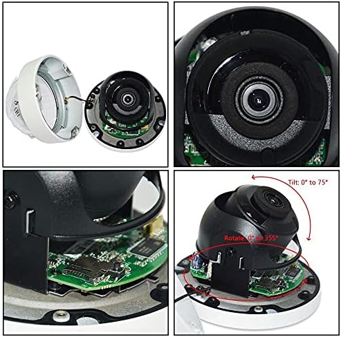 DS-2CD2183G2-I 4K 8MP AcuSense Vandal Fixed Dome POE IP Camera Outdoor, 2.8mm Wide Angle, 3-Axis, WDR, IP67, IK10|B0FND643B6