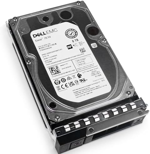 Dell 8TB 7.2K RPM SAS 12Gb/s 512e 3.5in Enterprise Hard Drive for: PowerEdge R340 R550xs R650 R560 R660 R860 T640 T150 T360 ME4024 C6420 MX5016s 0C5HD0 G16|B0FV3Q1HVQ