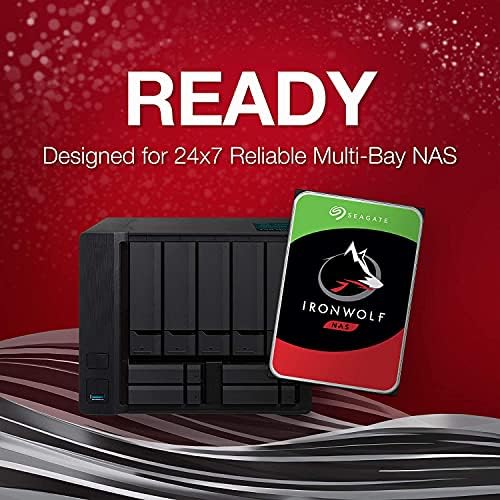 Seagate IronWolf 16TB NAS Internal Hard Drive HDD – CMR 3.5 Inch SATA 6GB/S 7200 RPM 256MB Cache for Raid Network Attached Storage, with Rescue Service (ST16000VN001)|B07SGGWYC1