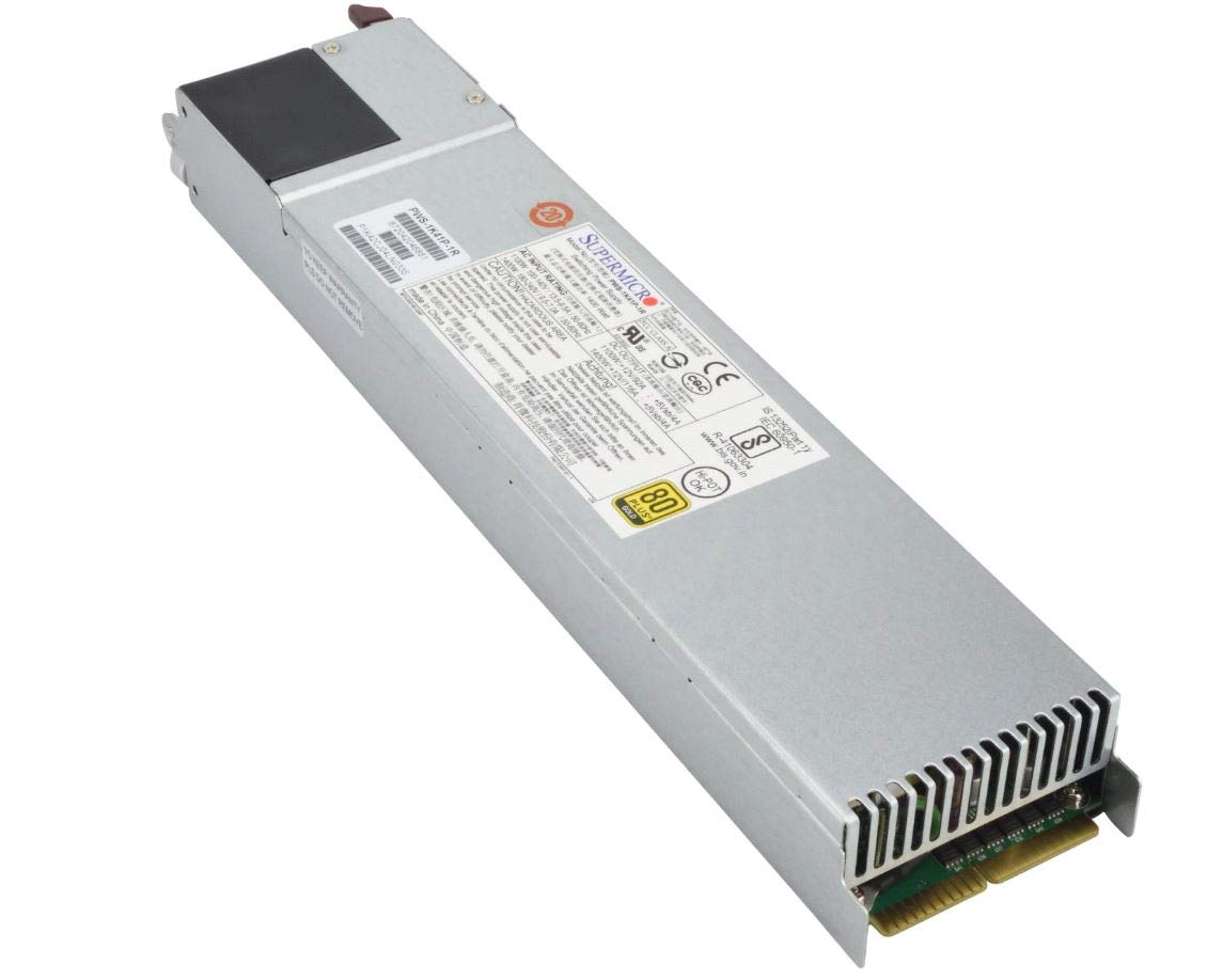 Supermicro PWS-1K41P-1R, 1400W 1U Gold Level Pws with Pm Bus & WX3