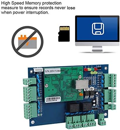 Panel Controller Board, TCP/IP Network Access Control Board Door Control System for 2 Door Use