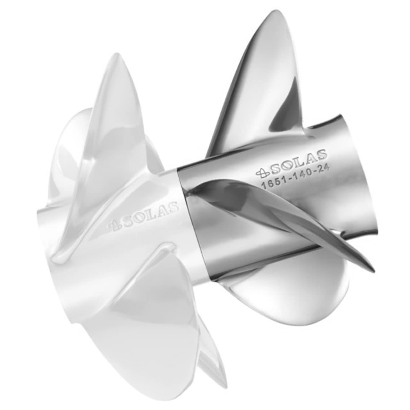 Solas Propeller 1651-140-24 Solas Dual Propeller for Mercruiser Bravo Three, SS, Rear