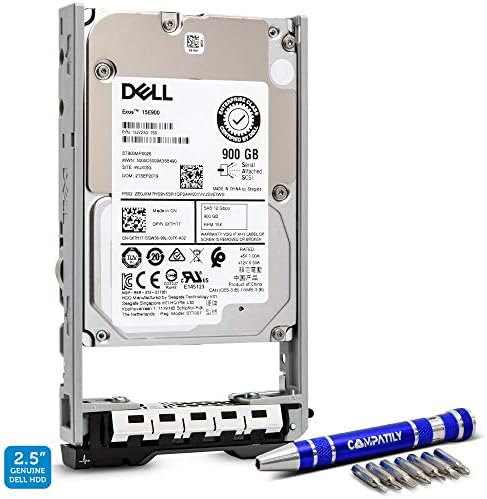 Dell 400-AJPD 1.2TB 10K SAS 12G 2.5” | 0G2G54 ST1200MM0099 Exos 10E2400 | PowerEdge HDD Enterprise Hard Drive in 13G Tray Bundle with Compatily Screwdriver Compatible with 463-7475 89D42 R730 T310