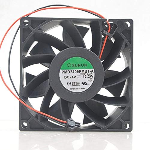 for PMD2409PMB1-A 24V 12.2W 9CM 9238 2-Wire Inverter Cooling Fan|B0D2B15K79