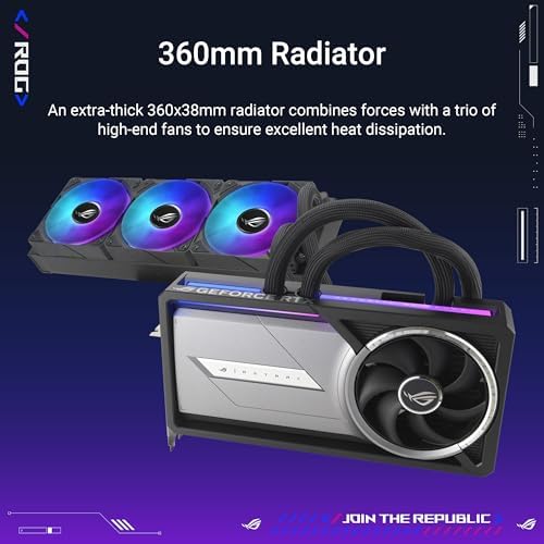 ASUS ROG Astral GeForce RTX™ 5090 OC Edition Gaming Graphics Card (PCIe® 5.0, 32GB GDDR7, HDMI®/DP 2.1, 3.8-Slot, 4-Fan Design, Axial-tech Fans, Patented Vapor Chamber, Phase-Change GPU Thermal pad)|B0DS2WQZ2M
