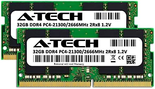 A-Tech 64GB Kit (2x32GB) RAM for Acer Nitro 5 Gaming Laptop | DDR4 3200MHz SODIMM PC4-25600 (PC4-3200AA) Memory Upgrade Modules|B09LXJ3C69