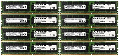 A-Tech Micron IC DDR4 24GB Kit 3X 8GB 1Rx4 PC4-17000 2133MHz for Dell PowerEdge R730xd R730 R630 T630 R430 R530 C4130 H8PGNC Memory RAM