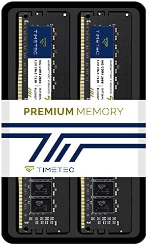 Timetec Elite 32GB KIT(2x16GB) DDR4 2666MHz PC4-21300 Non-ECC Unbuffered 1.2V CL19 2Rx8 Dual Rank 288 Pin UDIMM Desktop Memory RAM Module Upgrade (32GB KIT(2x16GB))|B0G4381PK1