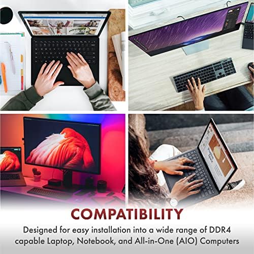 A-Tech 8GB DDR4 3200 MHz SODIMM PC4-25600 (PC4-3200AA) CL22 Non-ECC Laptop RAM Memory Module|B08KTQFZ9P