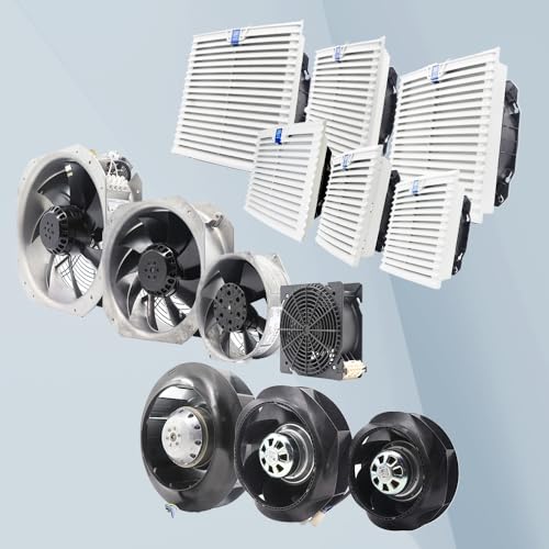W2S130-AA03-71 Axial Fan for ebM Papst - W2S130AA0371 230VAC 2800RPM 130mm Cooling Fan with Guard Grille for Rittal Cabinet