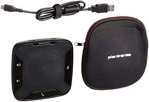 Plantronics Calisto 610 Portable USB Speakerphone – Model 201859-01, Black, Compatible with PC/Mac (Renewed)|B0BPJBQVPS