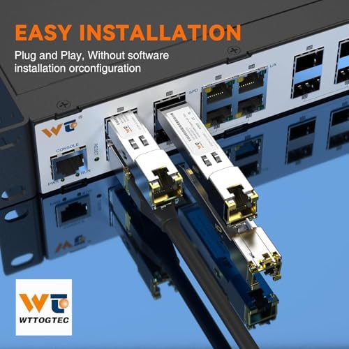 1.25G SFP to RJ45 Copper SFP Transceiver for Cisco, Meraki, Fortinet, Supermicro, Netgear, TP-Link and More|B0F8HT9QYD