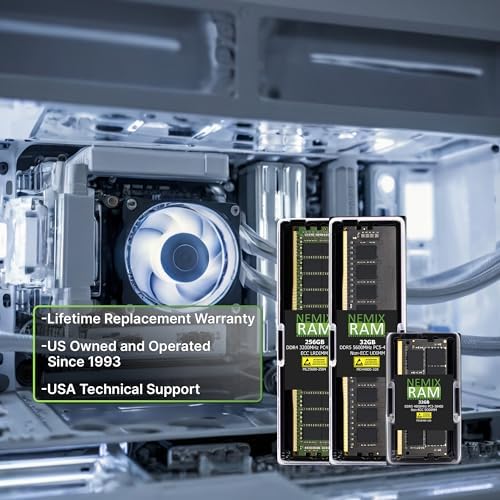 64GB 2X32GB DDR4 3200MHZ, 2933MHZ or 2666MHZ 260-PIN 1.2V Non-ECC Unbuffered SODIMM NEMIX RAM Laptop PC Memory KIT|B0G4VX7ST2