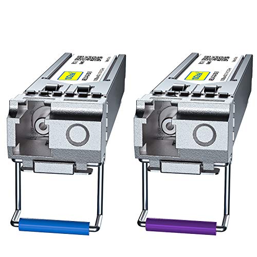 10GTEK 1.25G SFP-T, 1000BASE-T Copper SFP, SFP to RJ45 SFP Module Transceiver for Cisco SFP-GE-T, Meraki, Fortinet, Ubiquiti UniFi UF-RJ45-1G, D-Link, Supermicro, Netgear, TP-Link and More|B00U77IJ2M