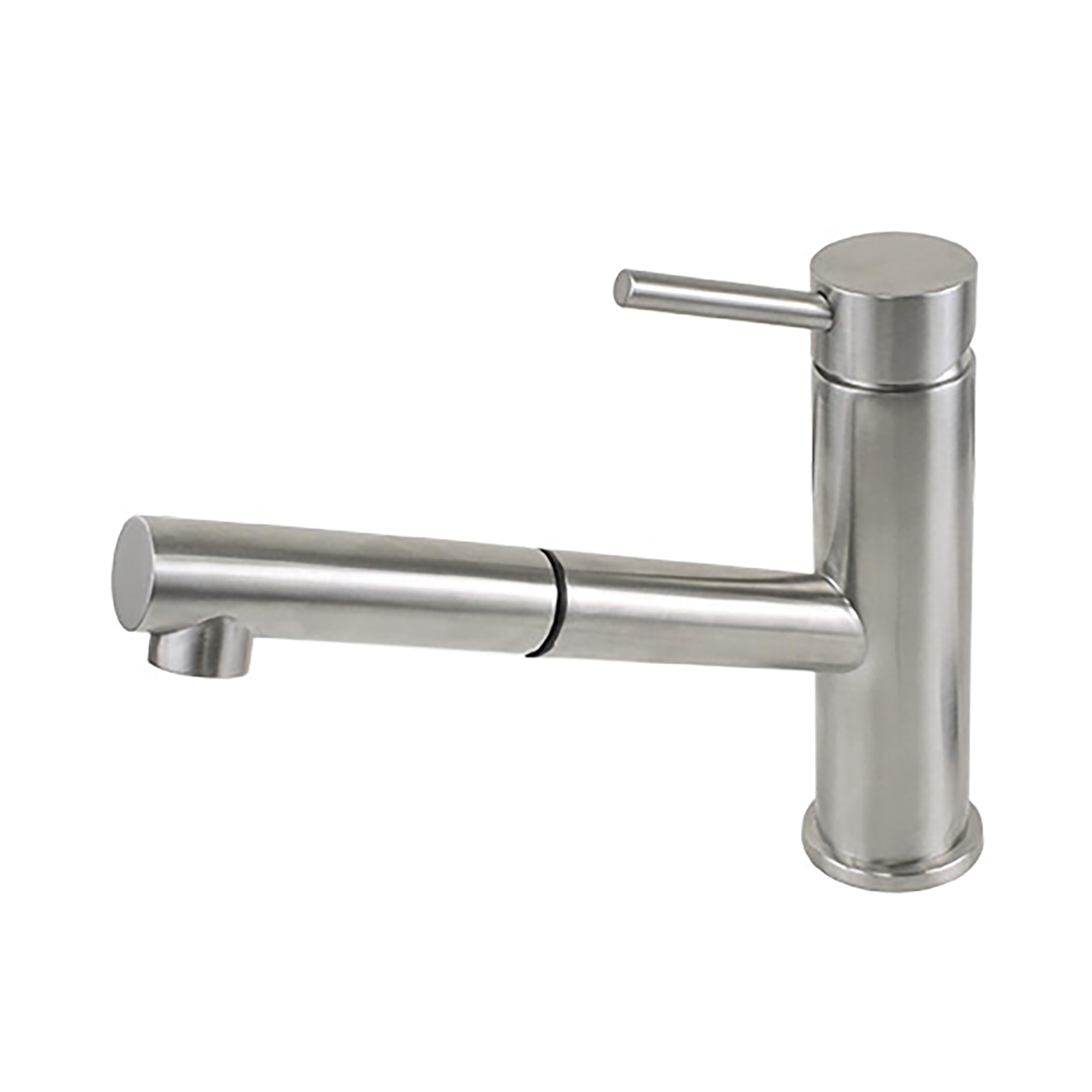 Scandvik 74122 Nordic Pull-Out Galley Mixer, Brushed Stainless Steel