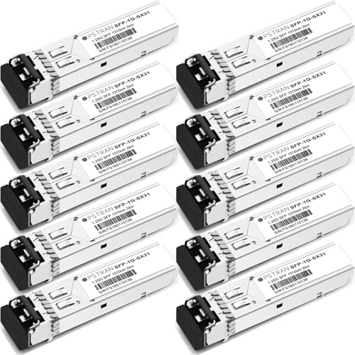 1000BASE-SX SFP Optical Transceiver Module Compatible with HPE Aruba J4858D J4858DCM JL745A Q8N53A ProCurve J4858C J4858B J4858A 850nm 550m DDM Duplex LC MMF|B09MTW3HVB