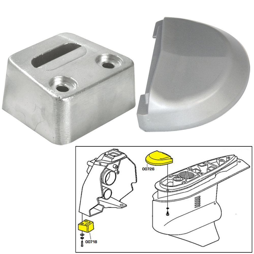 Tecnoseal Anode Kit w/Hardware - Volvo SX