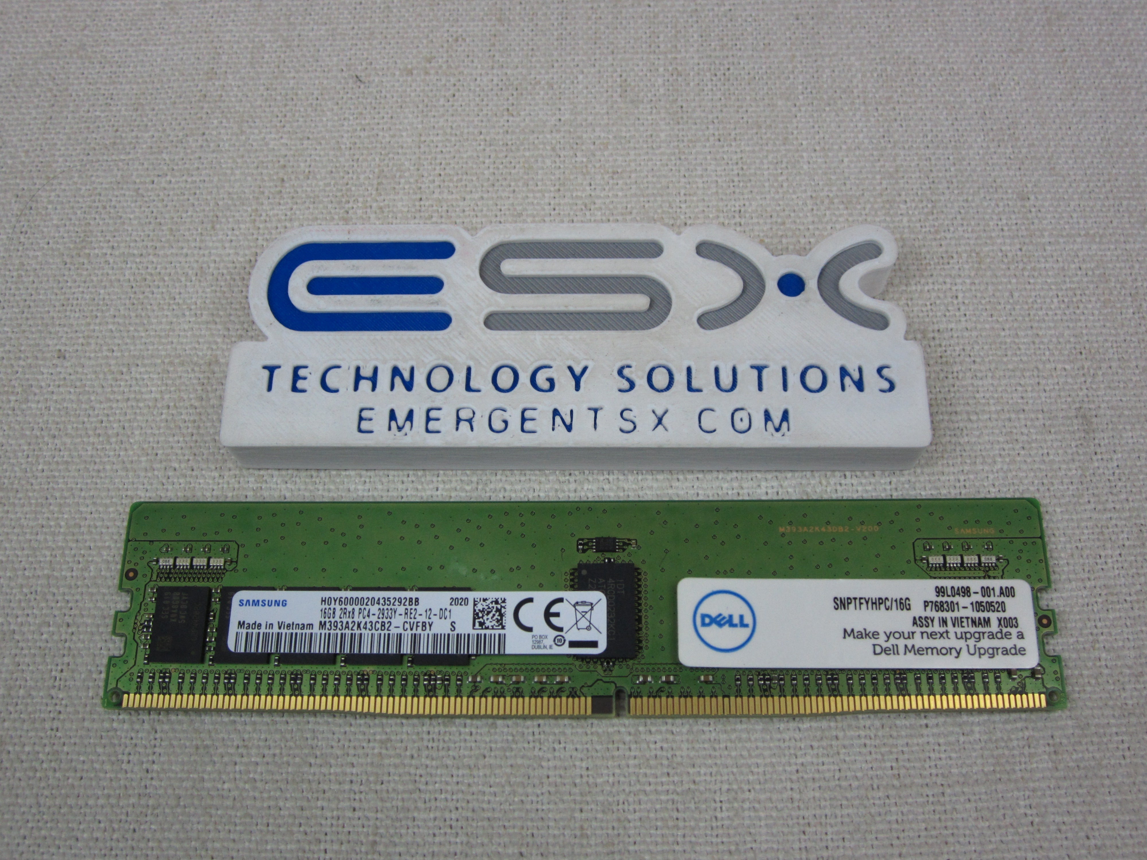 Dell SNPTFYHPC/16G 16GB 2Rx8 PC4-2933Y DDR4 ECC Server Memory RDIMM