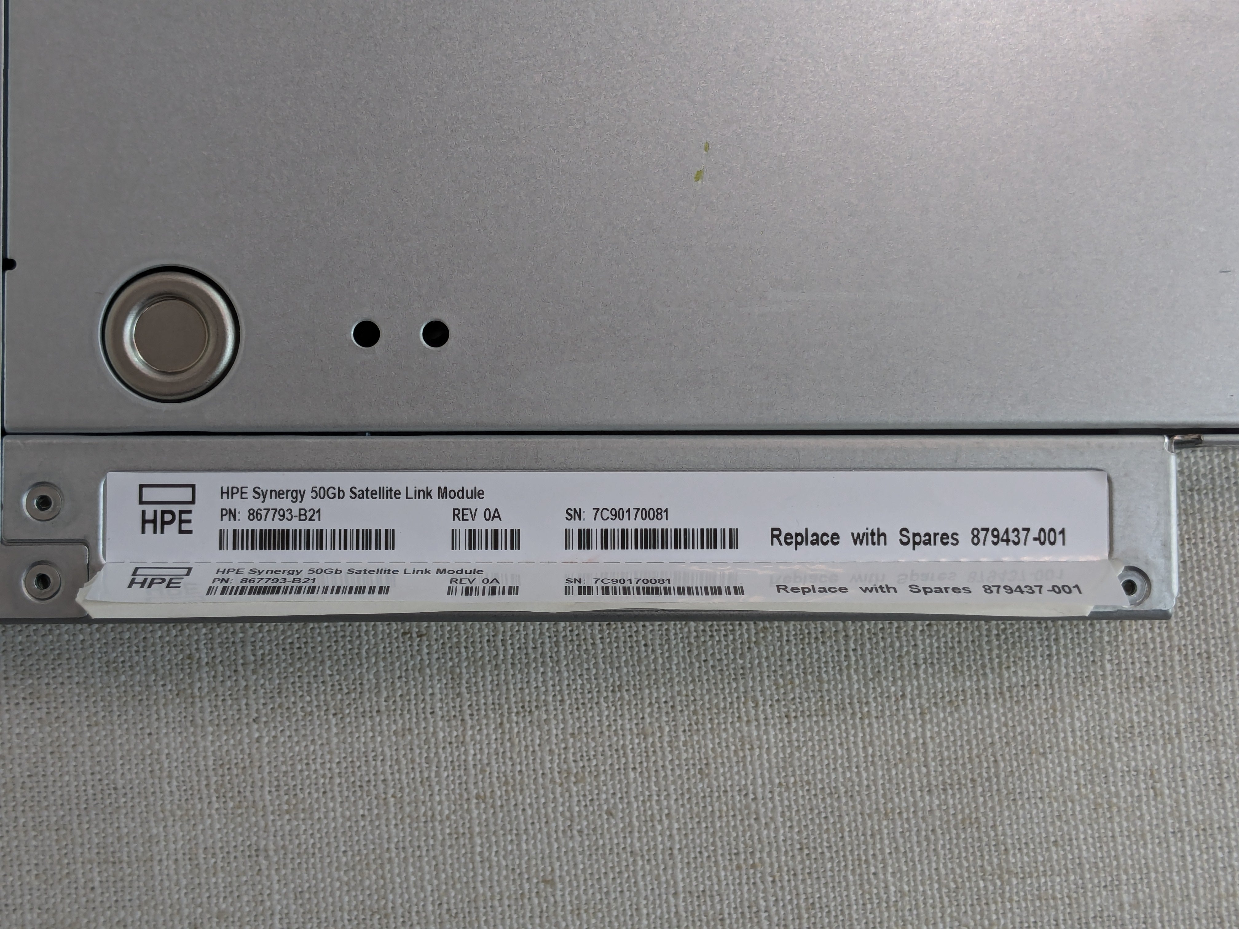 HPE 867793-B21 Synergy 50Gb Interconnect Link Module 879437-001