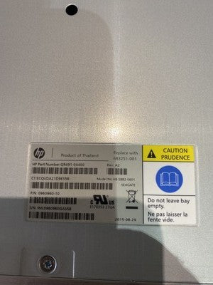 HP QR491-04400 - I/O SAS Module Drive Shelf for 3PAR StoreServ 7000 | Alo Tech Solutions