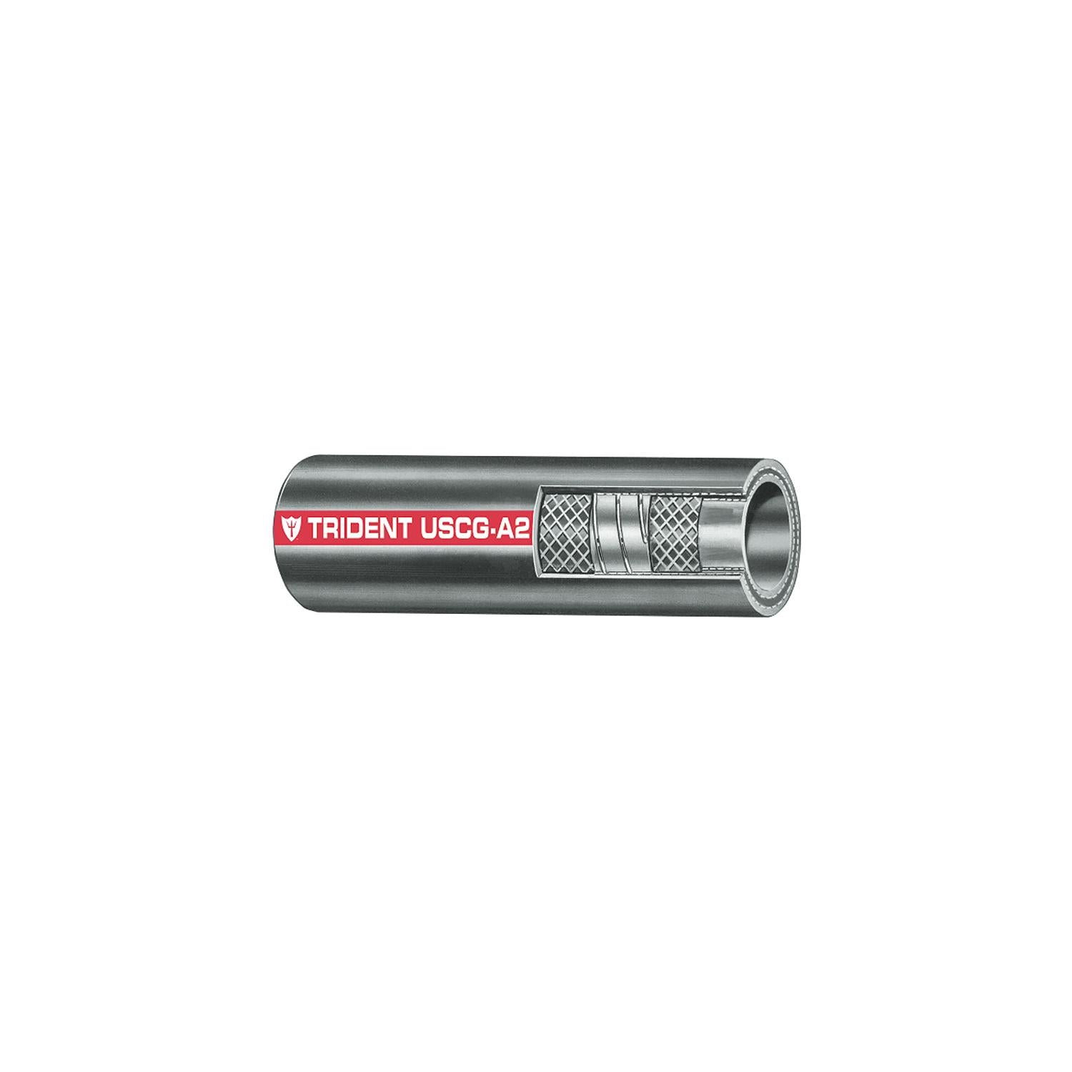 Trident Marine 327-1124-1B Trident Type A2 Fuel Fill Hose, 1-1/2" Sold Per Foot