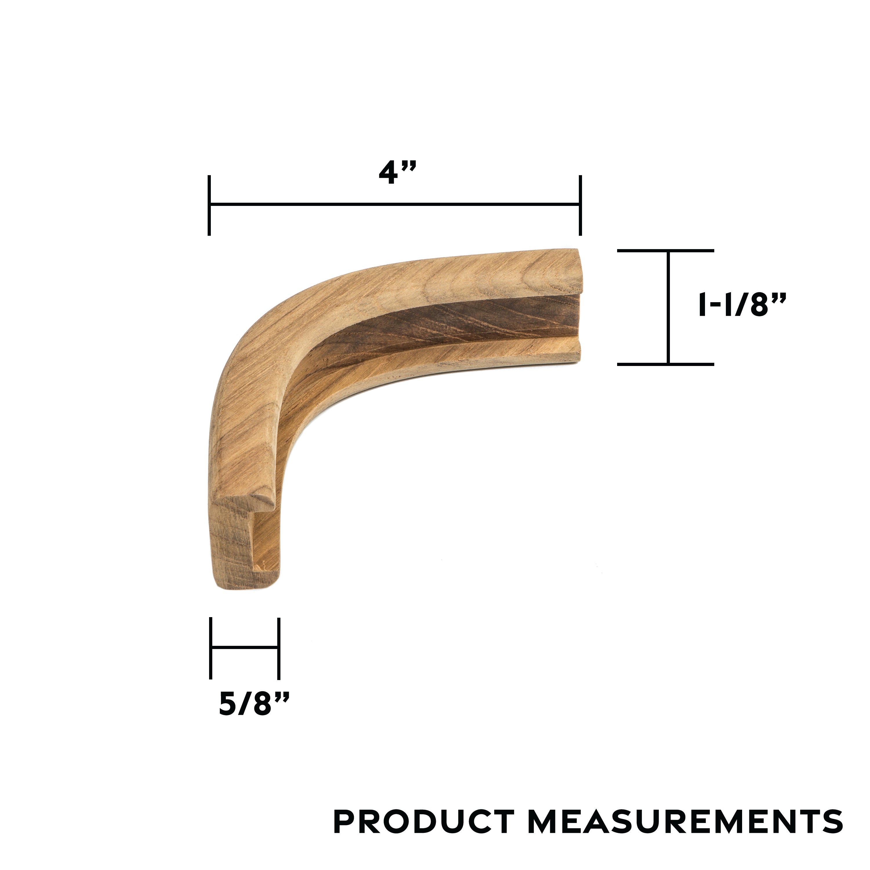Whitecap 60827 3/4” Track Outside Corner Bulkhead Molding