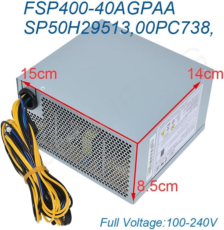 New for FSP400-40AGPAA SP50H29513 00PC738 Max 400W 10pin with Graphics Card 6pin Server Power Supply