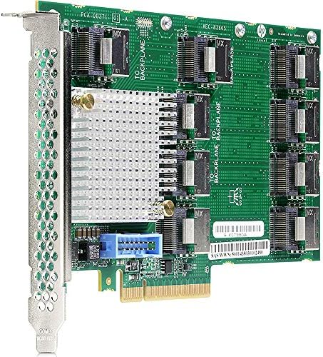 HPE DL38X Gen10 12Gb SAS Expander - 12Gb/s SAS, Serial ATA/600 - PCI Express 3.0 x8 - Plug-in Card - 9 Total SAS Port(s - 9 SAS Port(s Internal - 0 SAS Port(s External