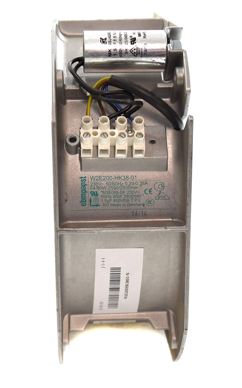 Ebm-papst W2E200-HK38-01 Axial Fan 1/pkg .35A 230V 2800RPM 80W 8.86 x 3.2 InchDimensions - aloinfousa.com
