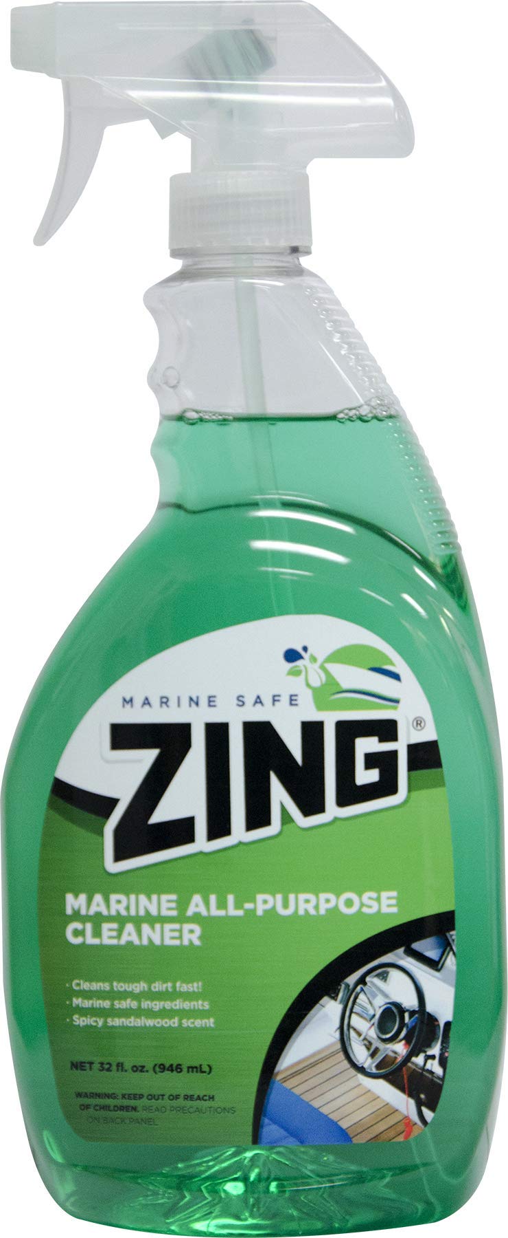 Zing Cleaners Z194-QPS9 Zing Marine Safe All-Purpose Boat Cleaner, 32 oz.
