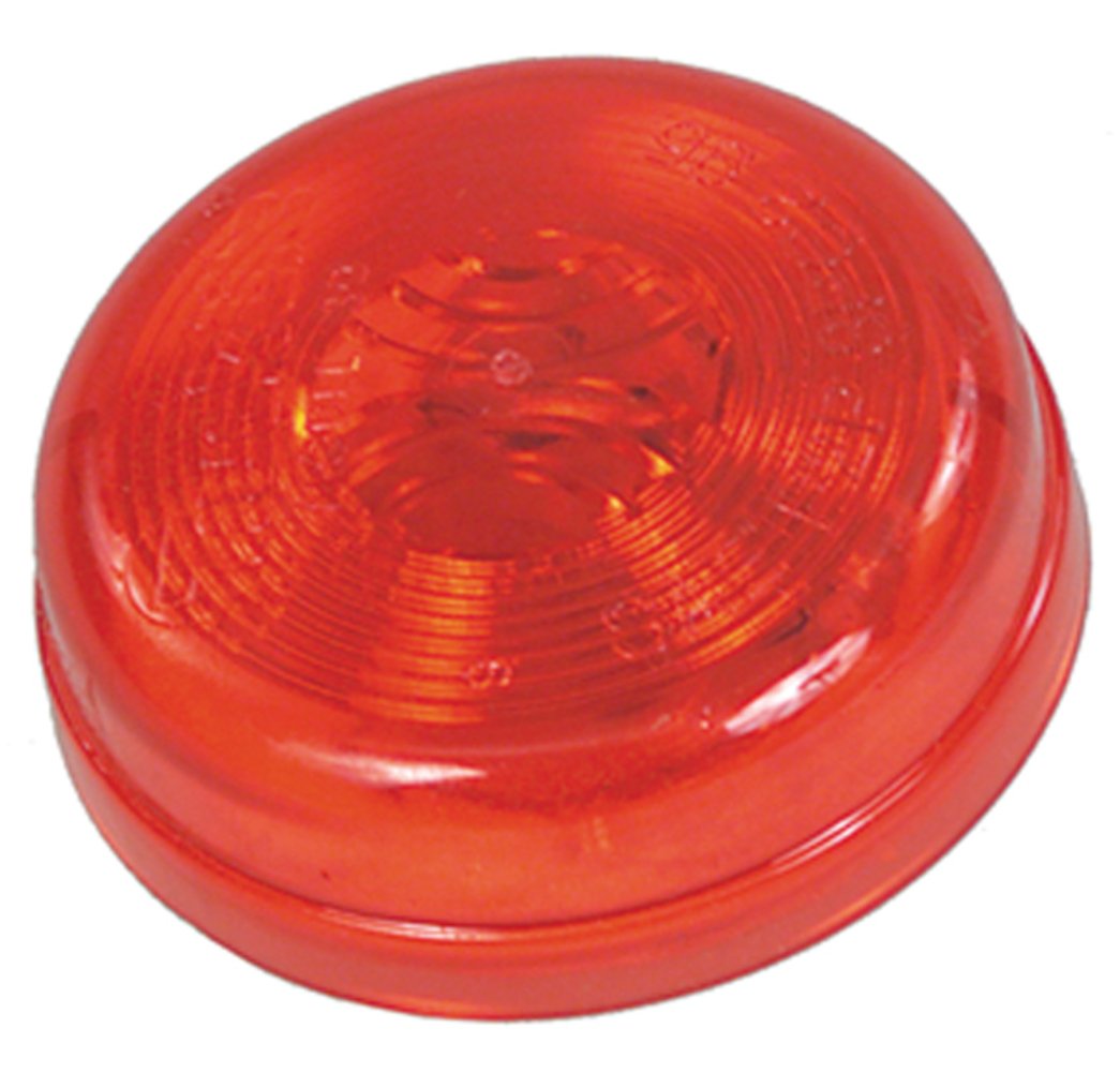 Wesbar 203380 2" Round Side Marker Light, Amber