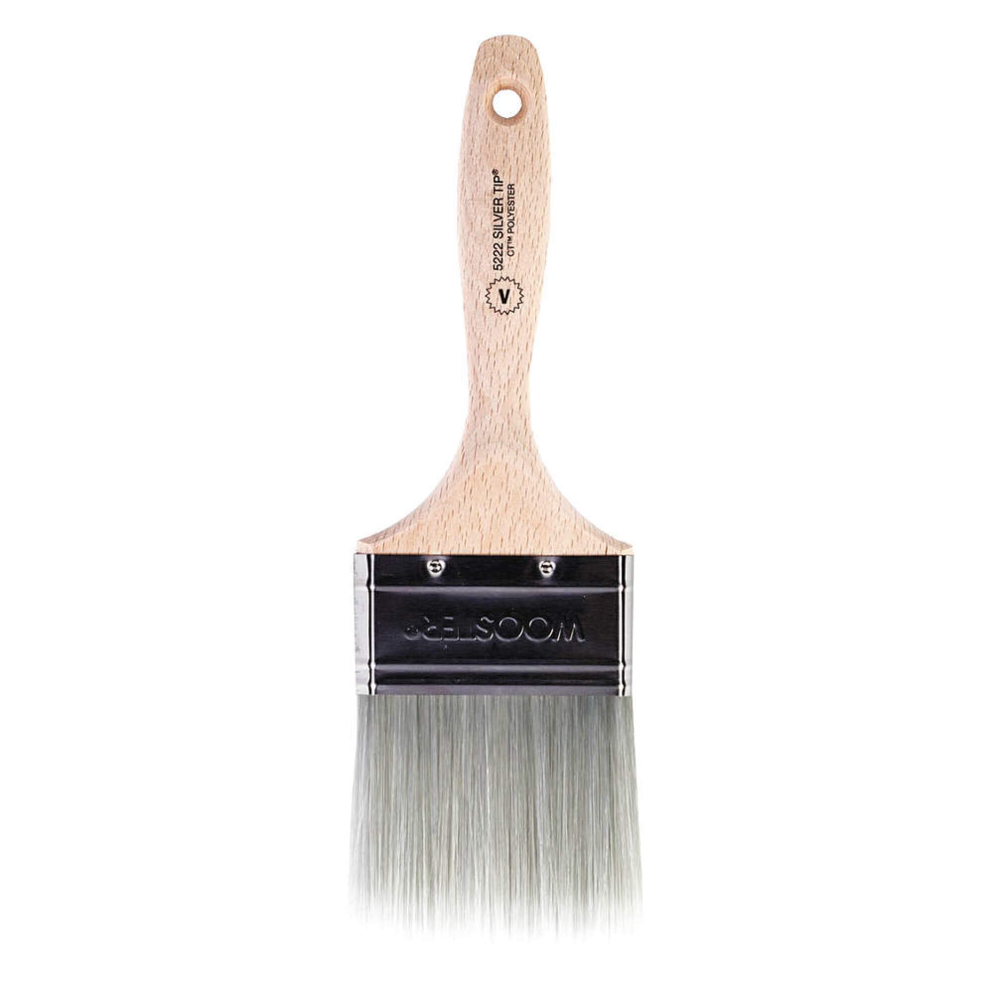 Wooster Brush 5222-3 Wooster Silver Tip Varnish Brush, 3"