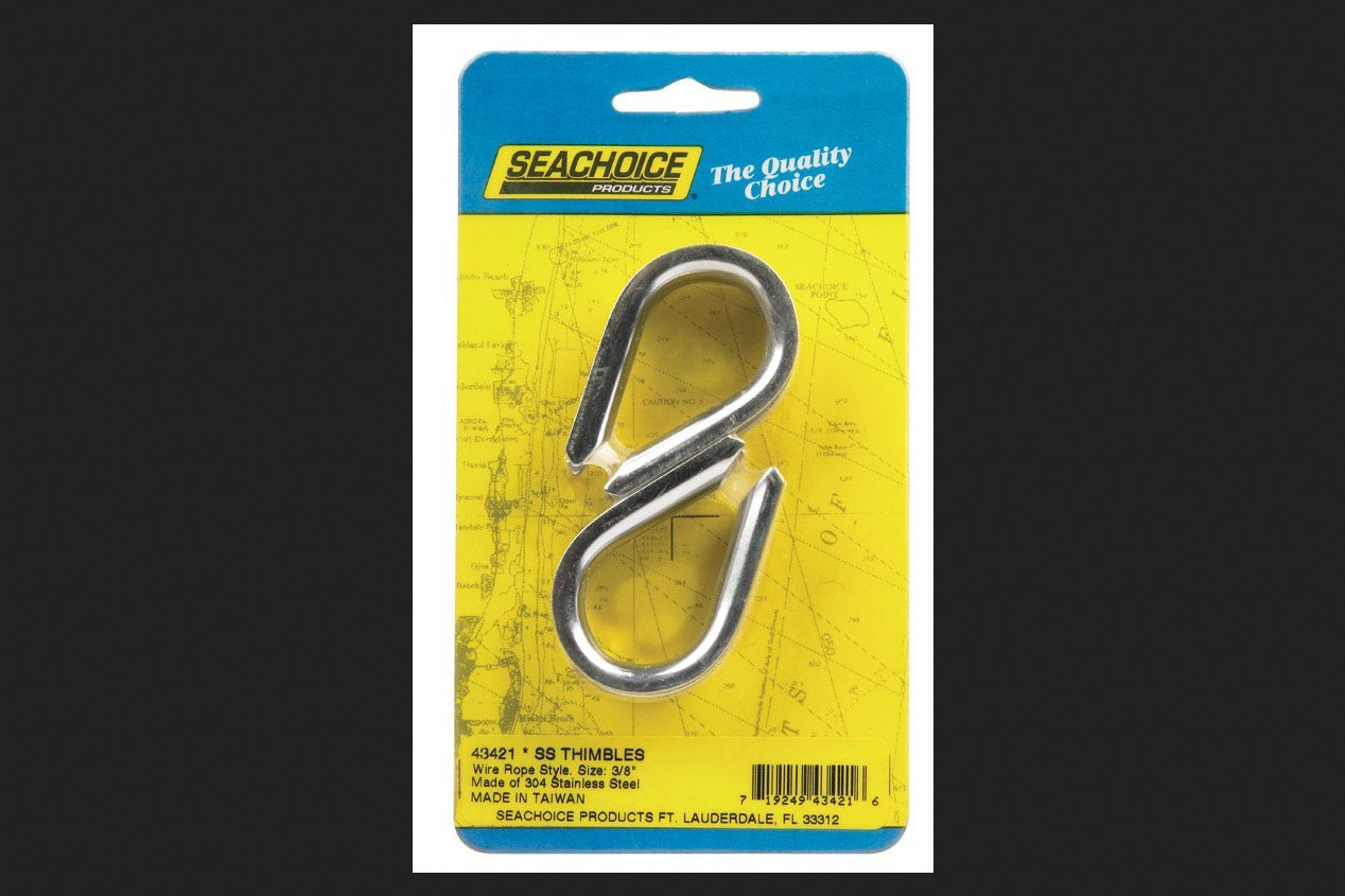 Seachoice 43421 Stainless Steel Wire Rope Thimble