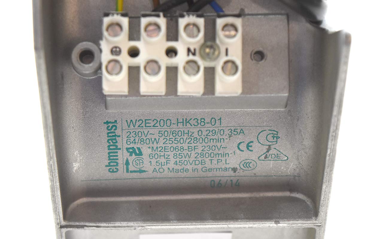 Ebm-papst W2E200-HK38-01 Axial Fan 1/pkg .35A 230V 2800RPM 80W 8.86 x 3.2 InchDimensions - aloinfousa.com