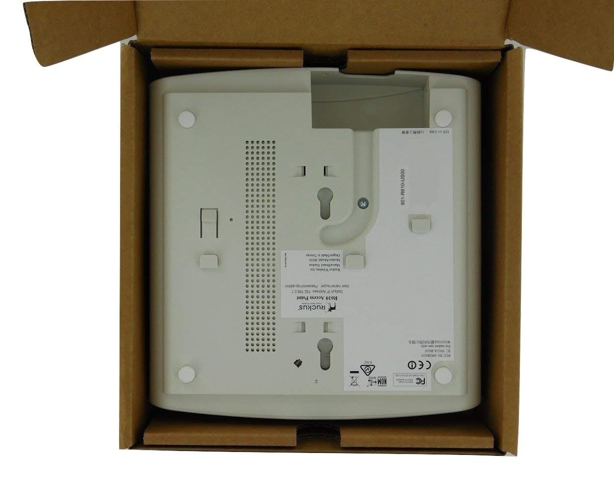 Ruckus Zoneflex R610 Wave 2 Access Point (Smart Wi-Fi 3x3, 802.11ac, BeamFlex, Adaptive Antenna, POE) 901-R610-US00 (Renewed) - aloinfousa.com