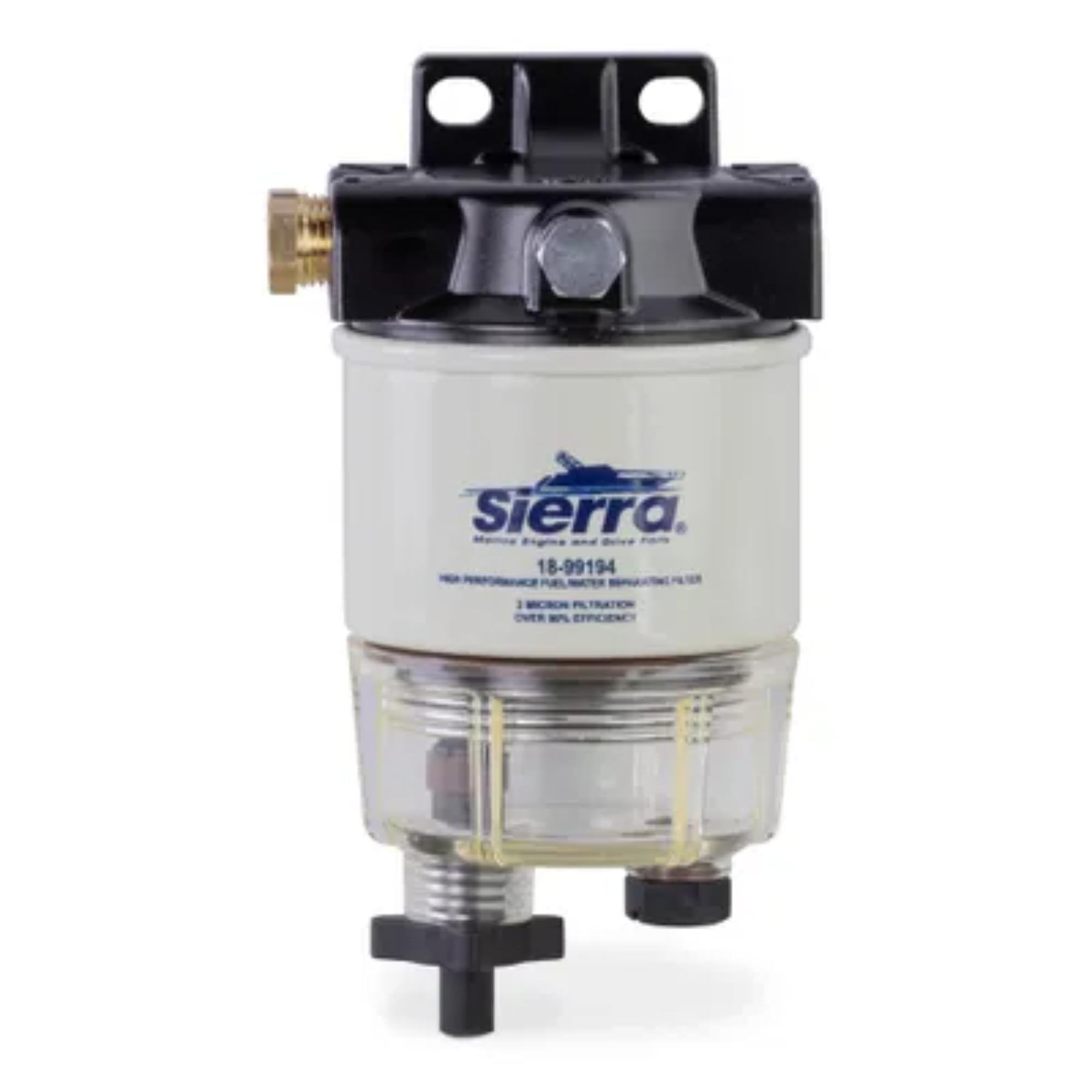 Sierra 18-99294 Fuel/Water Separator Diesel Kit W/ Bowl For Racor, 2 Micron