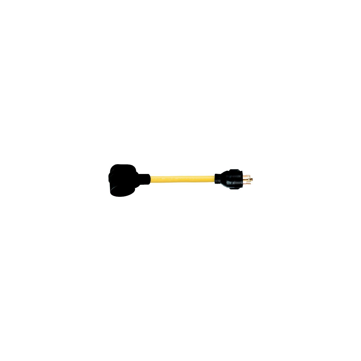 Weekender 3030GPA ParkPower RV Generator Adapter Cord, 30A/125V Locking Male to 30A/125V Female