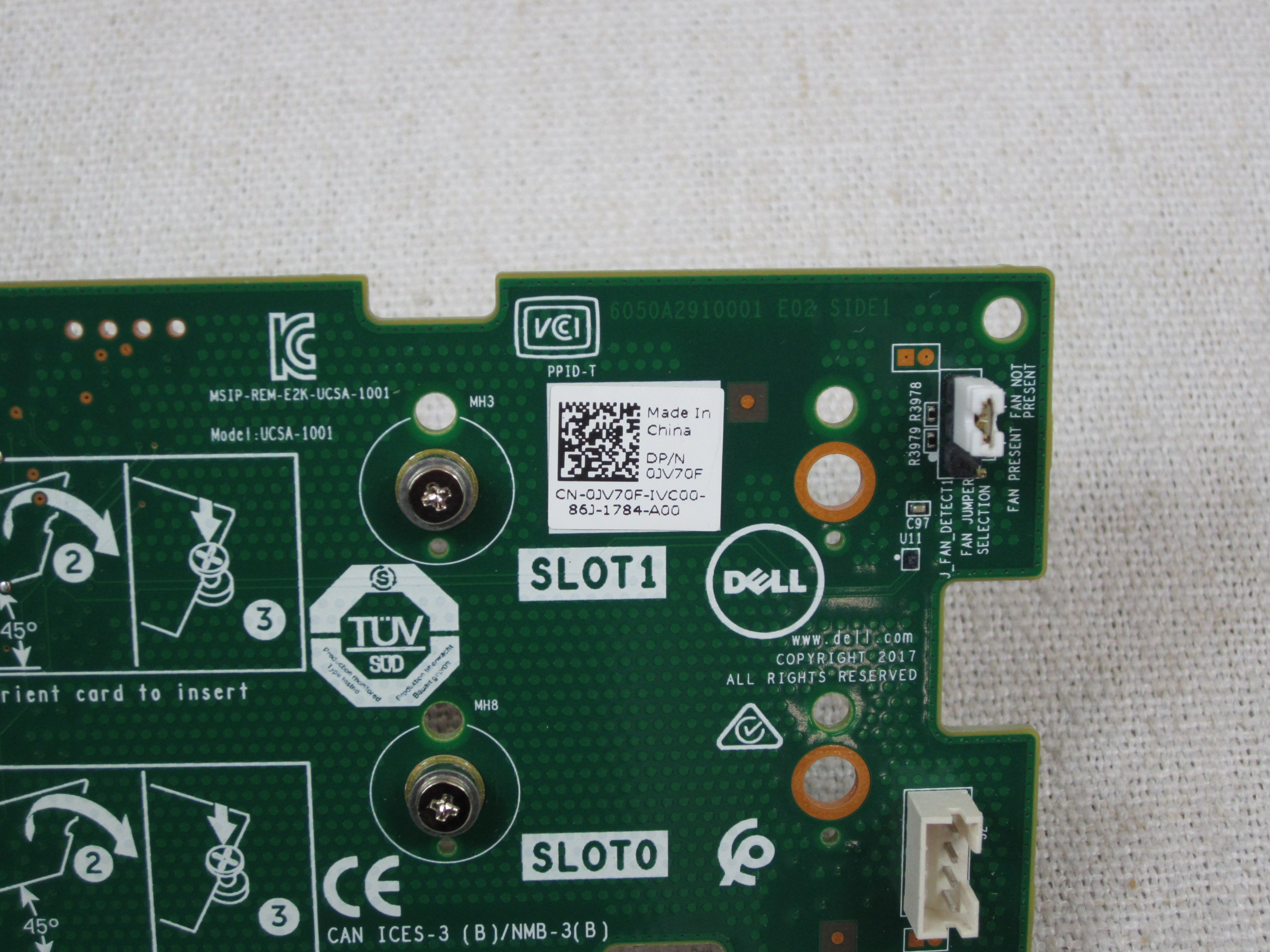 Dell JV70F Dell BOSS-S1 PCIe 2x M.2 Storage Adapter Card Full Height