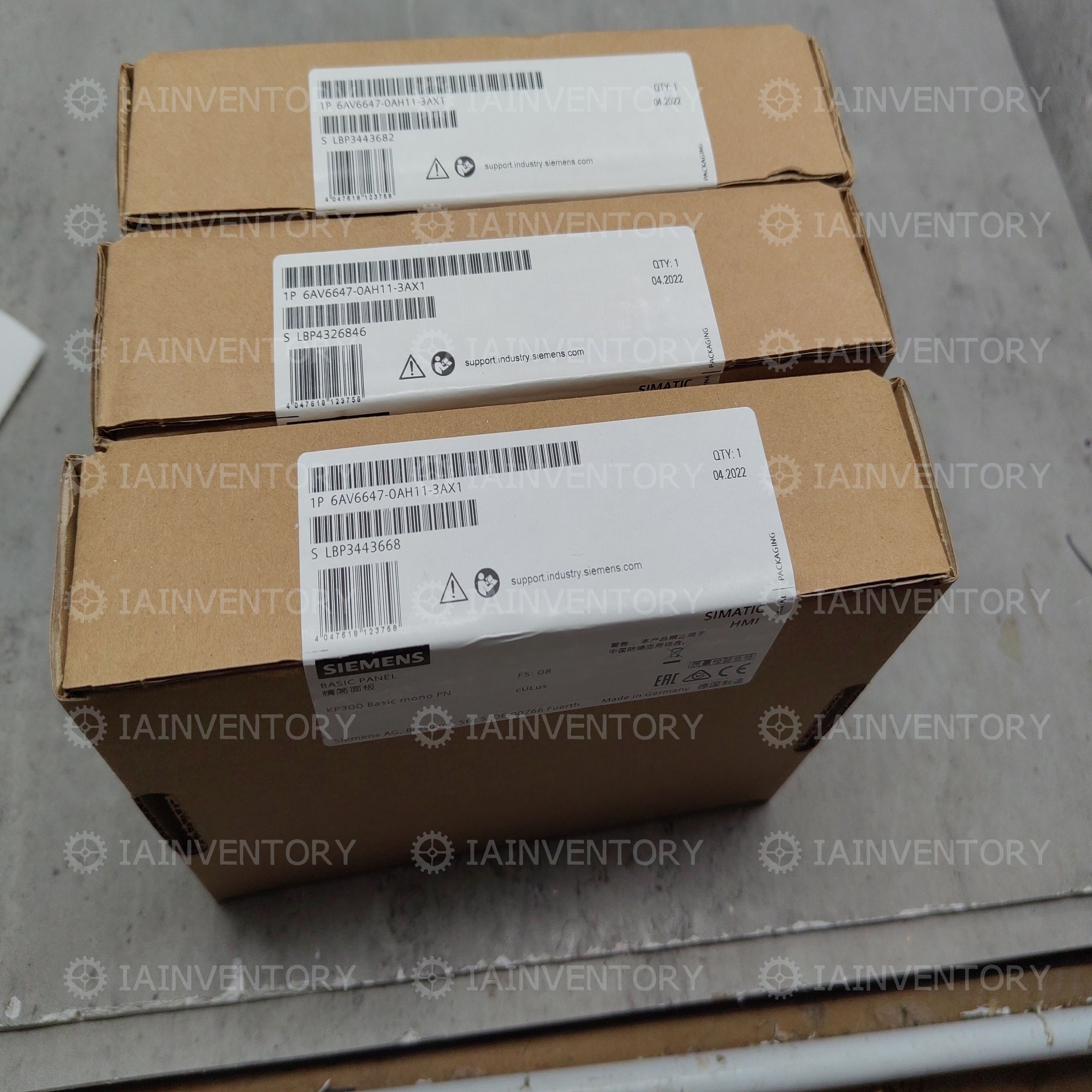Siemens 6AV6647-0AH11-3AX1 Basic Panel 6AV6 647-0AH11-3AX1