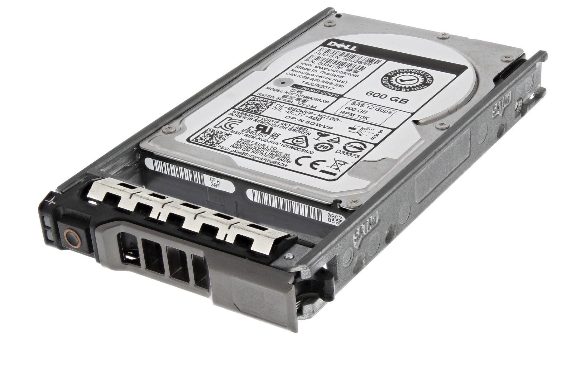 Dell 6DWVP 600Gb 10k rpm 2.5'' SAS 12Gbps Hard Drive