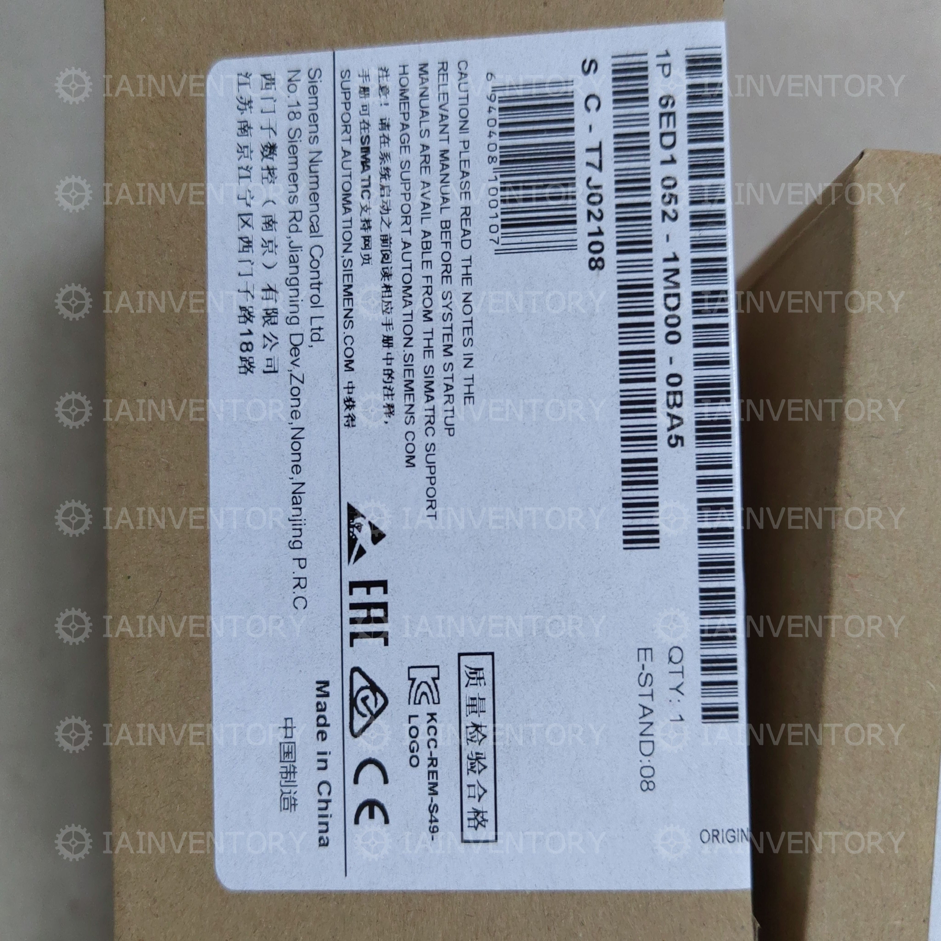 SIEMENS 6ED1052-1MD00-0BA5 Controller