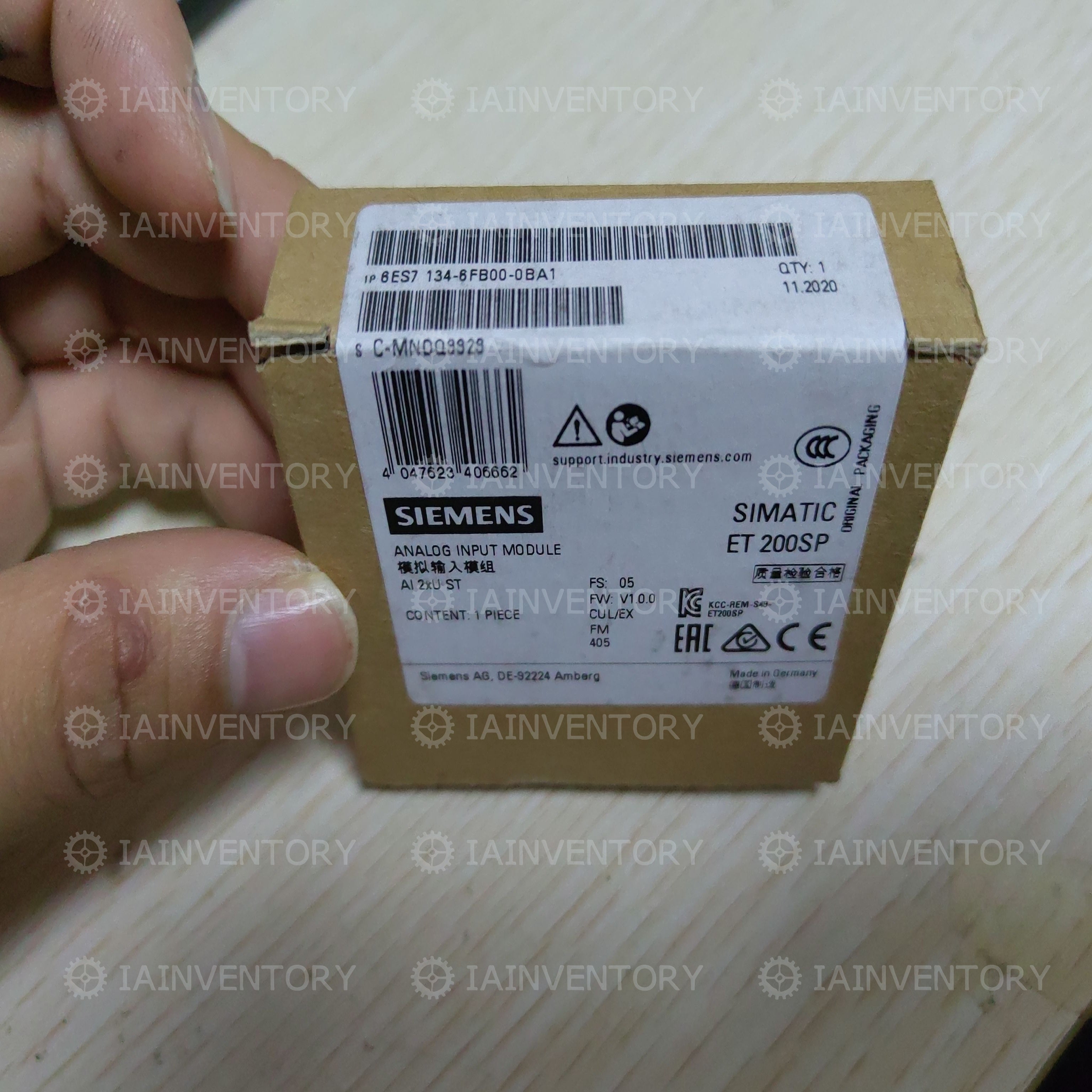 Siemens 6ES7134-6FB00-0BA1 SINAMICS 6ES7 134-6FB00-0BA1