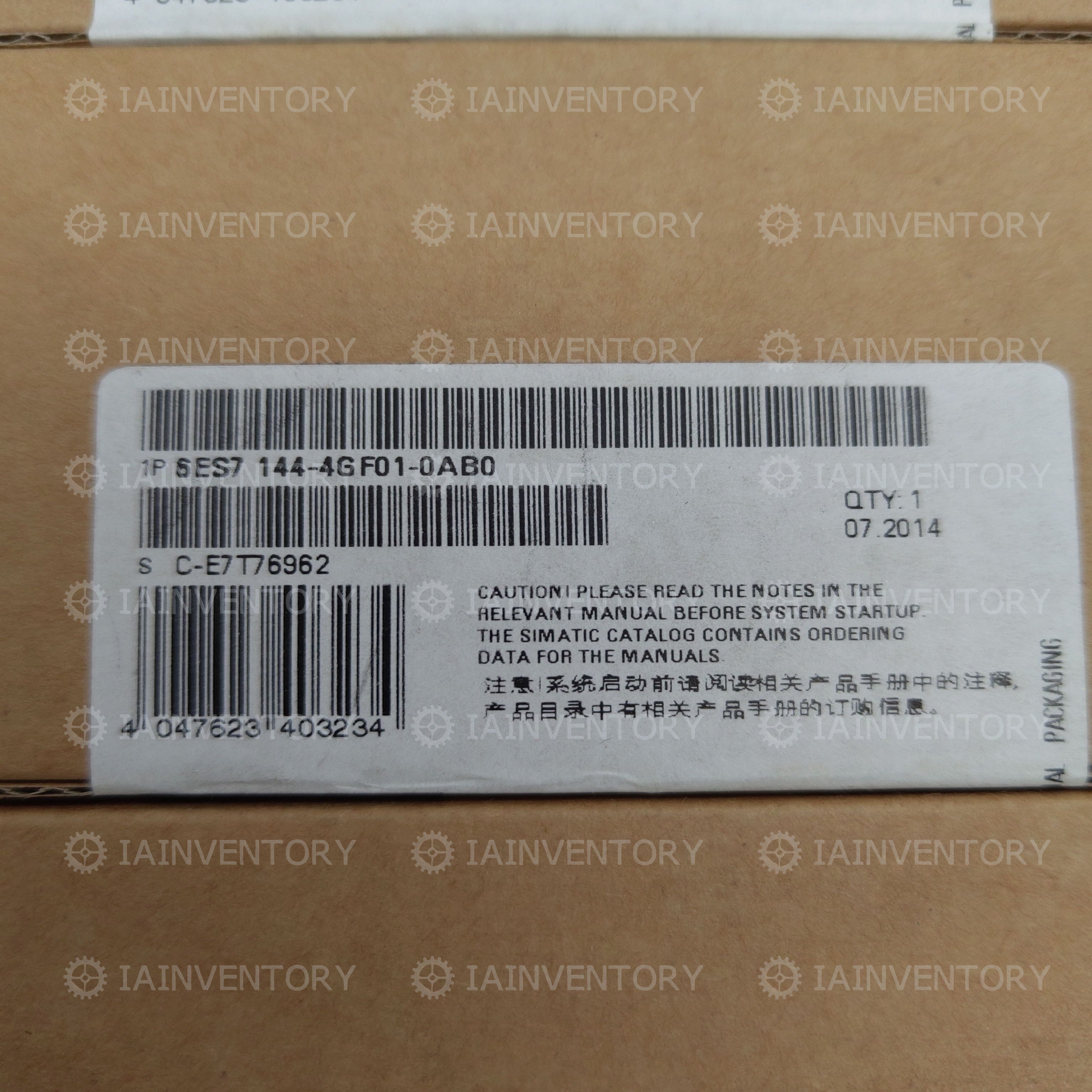 Siemens 6ES7144-4GF01-0AB0 Electronic Module