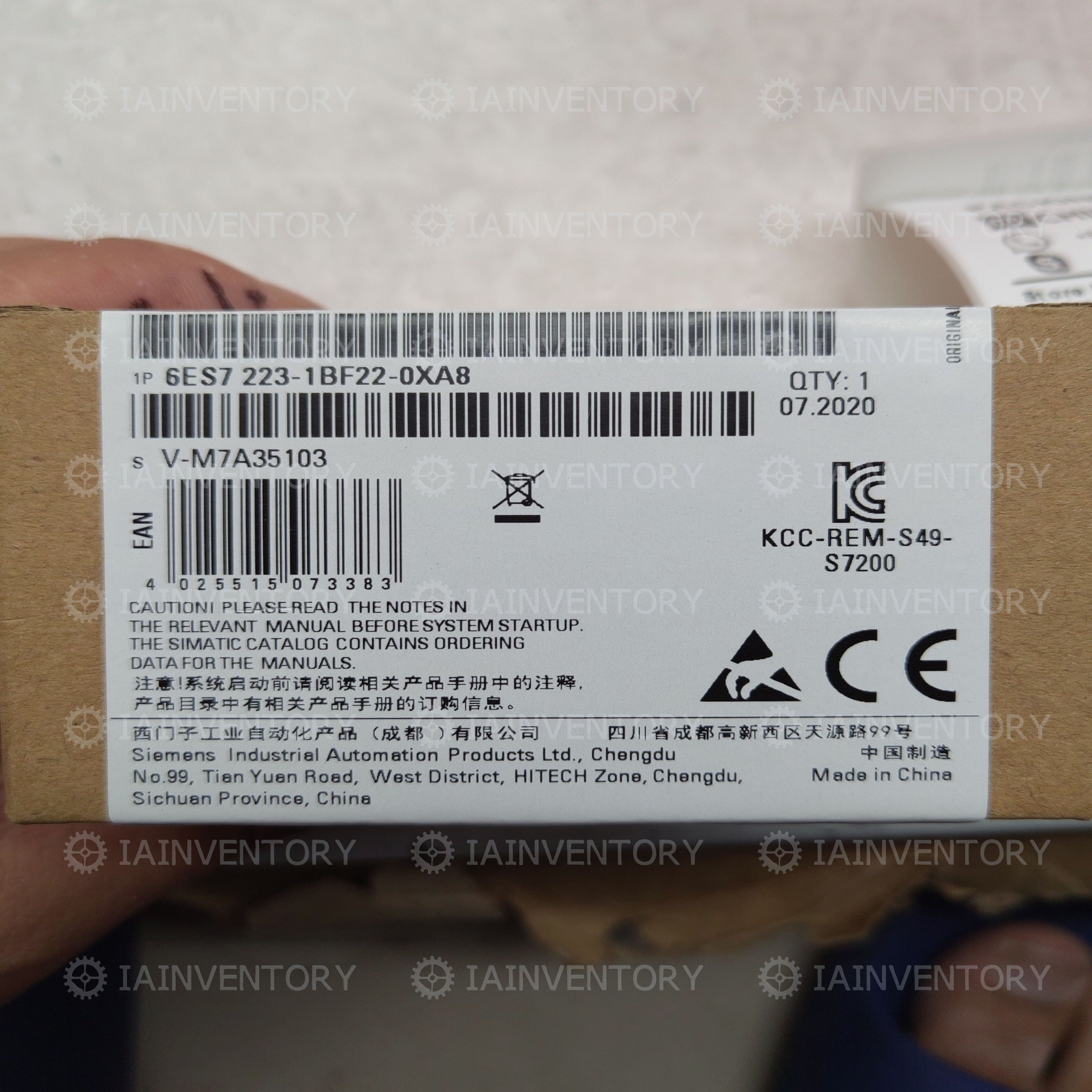 Siemens PLC expansion unit 6ES7223-1BF22-0XA8