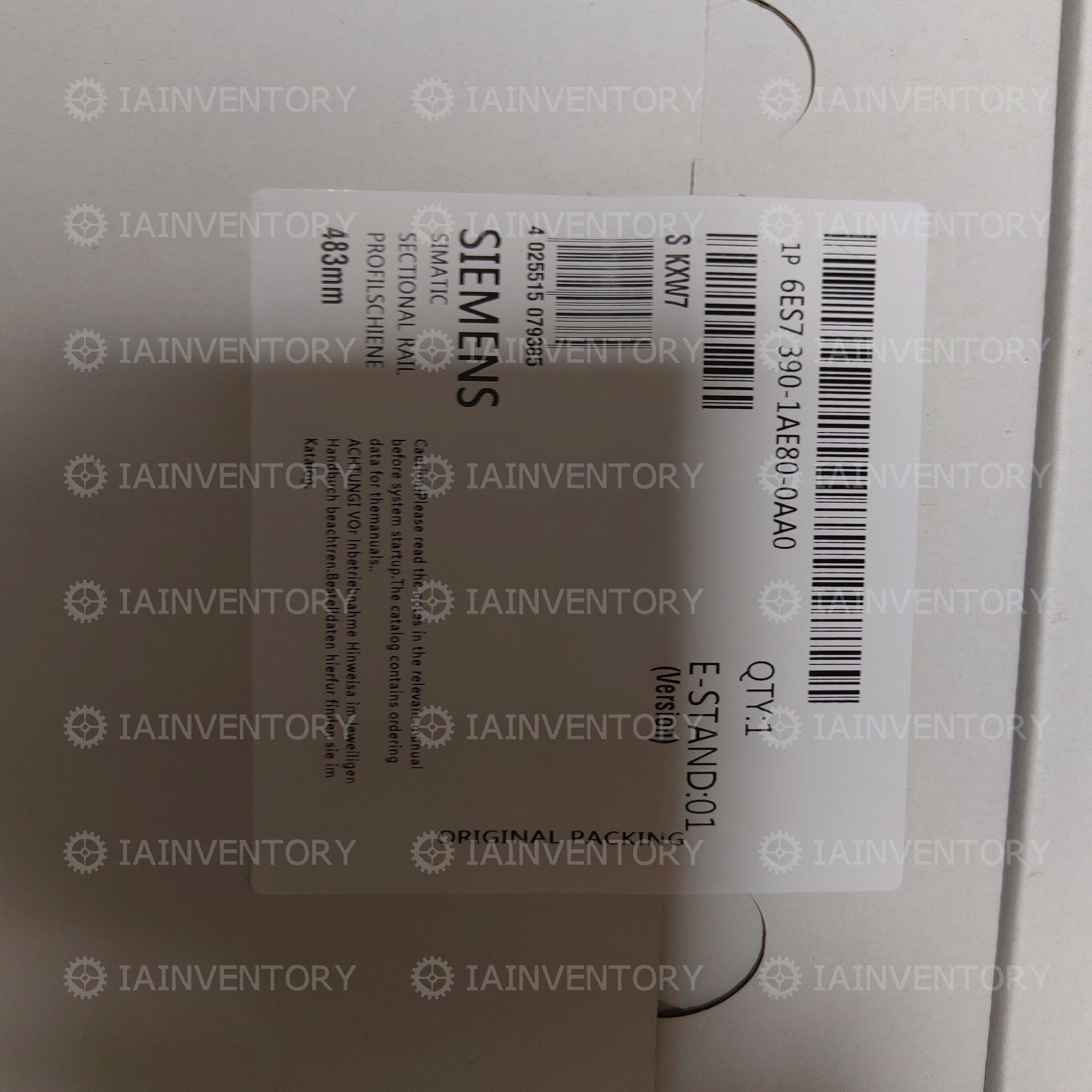 Siemens 6ES7390-1AE80-0AA0 L480