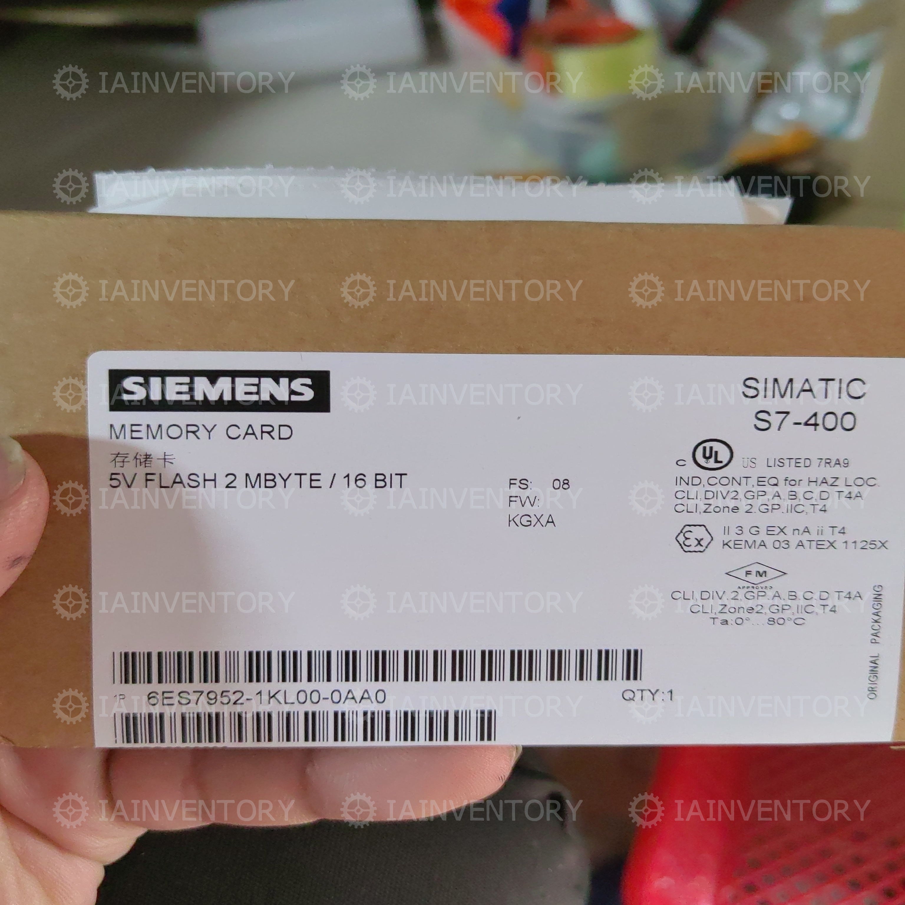 Siemens 6ES7952-1KL00-0AA0 PLC 6ES7 952-1KL00-0AA0