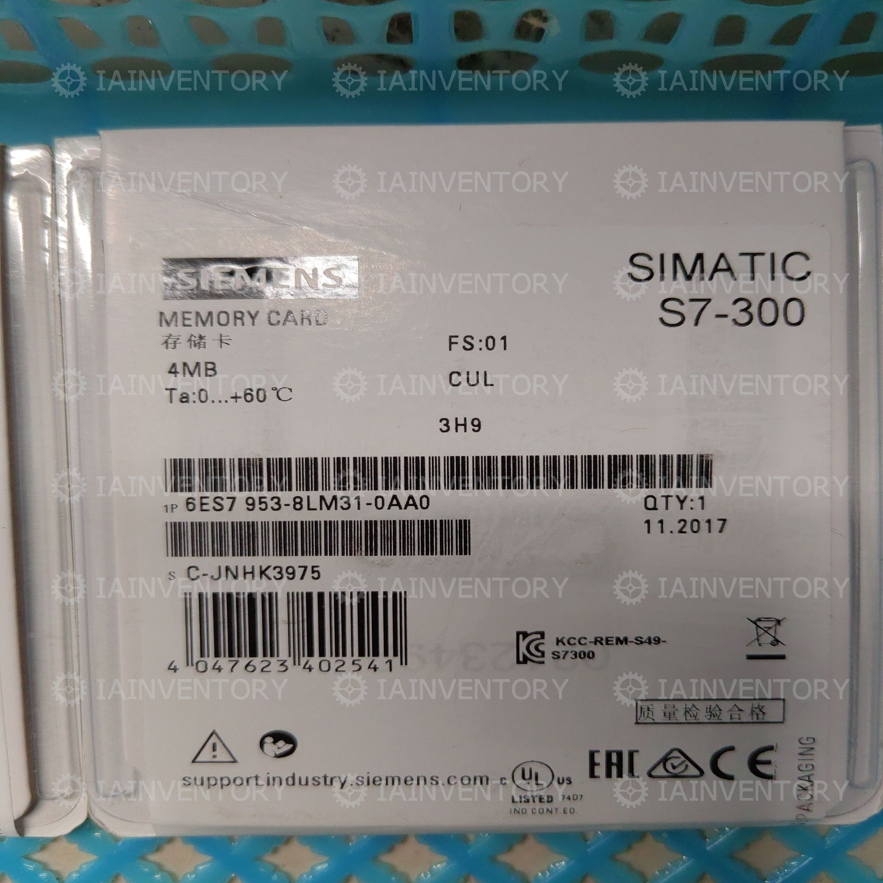 Original Siemens 6ES7953-8LM31-0AA0 6ES7 953-8LM31-0AA0 S7-300/C7/ET200